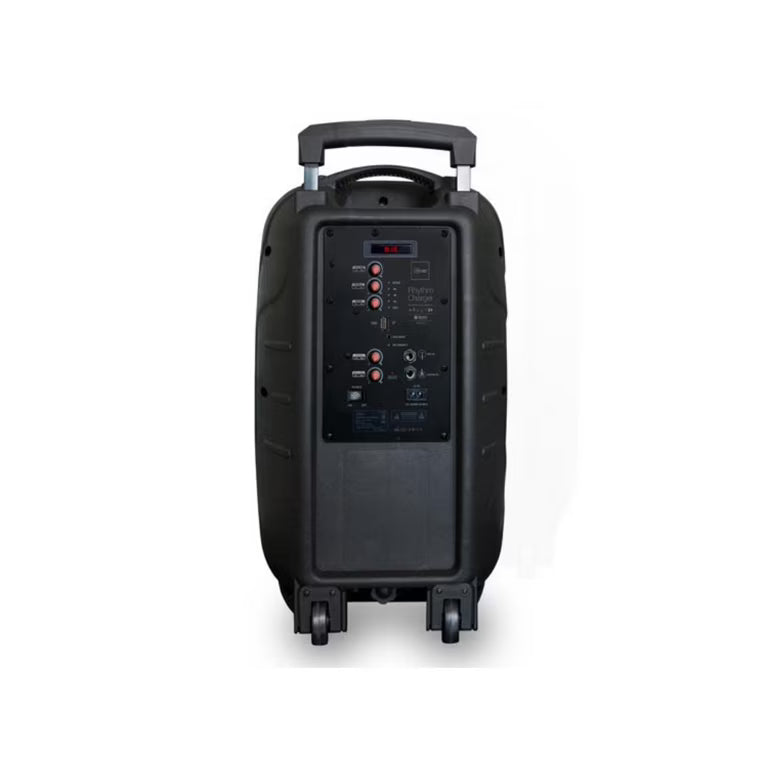 Parlante Portatil Mlab Rhythm Charger Box 12 + Microfono + Atril Negro