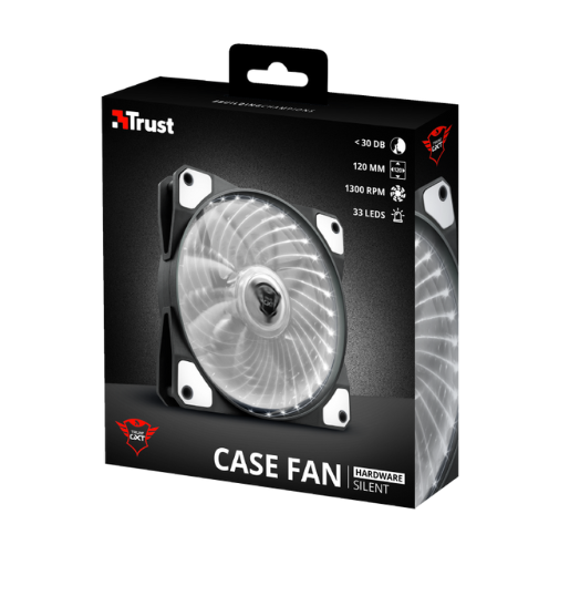 Ventilador Trust GXT 762W Iluminacion Led Blanco