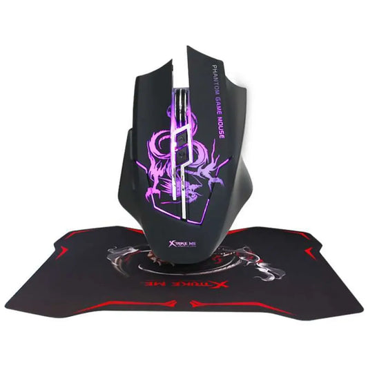Kit Gamer Mouse Pad Optico