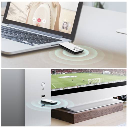 Adaptador Inalámbrico Usb N A 300Mbps Tp-Link