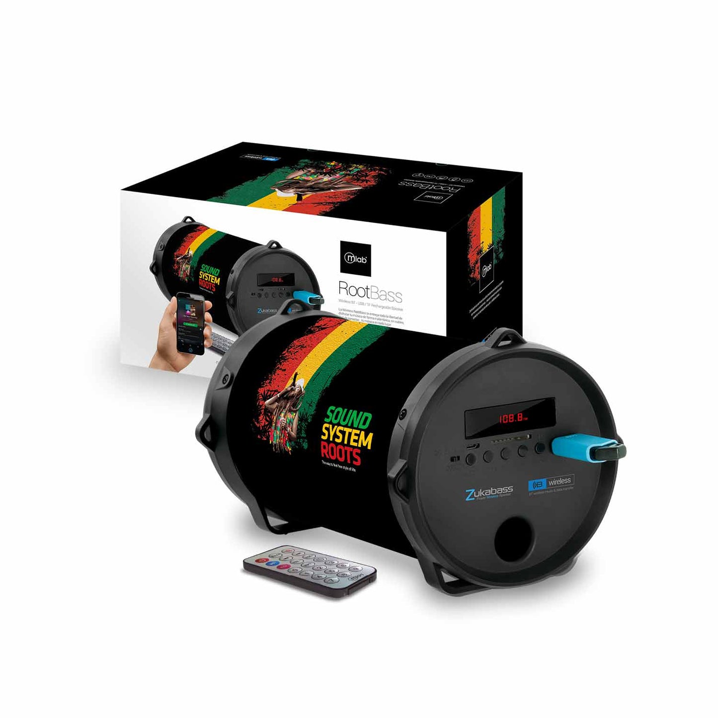 Parlante Zuka Speaker Root Bass - Microlab