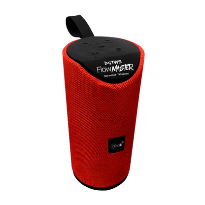 Parlante Bluetooth Flow Master Aux Mp3 Fm Microlab Rojo