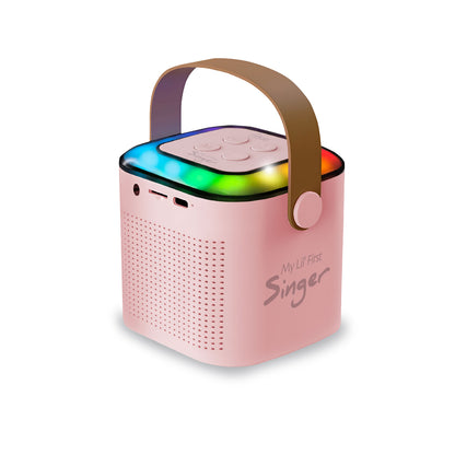 Parlante My Lil First Singer Luz Rgb 2 Mic Inalám Mlab