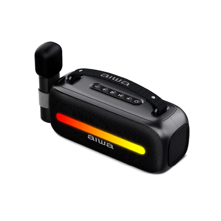 Parlante Aiwa  Bluetooth Portátil Con Karaoke Aws-s40bt