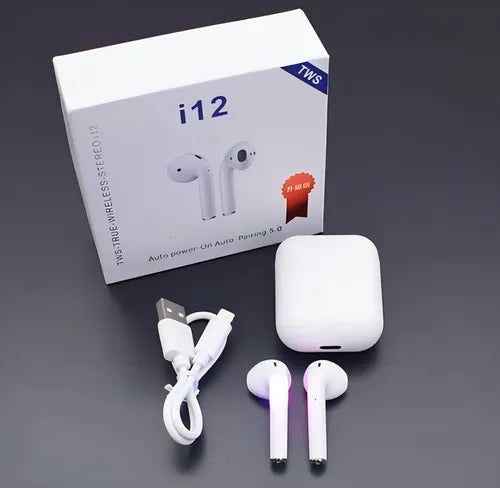 Audífonos Inalambricos Bluetooth In Pods i12