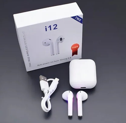 Audífonos Inalambricos Bluetooth In Pods i12