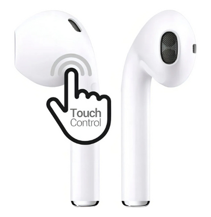 Audífonos BT Just Fly Touch AZUL TWS Mlab Blanco