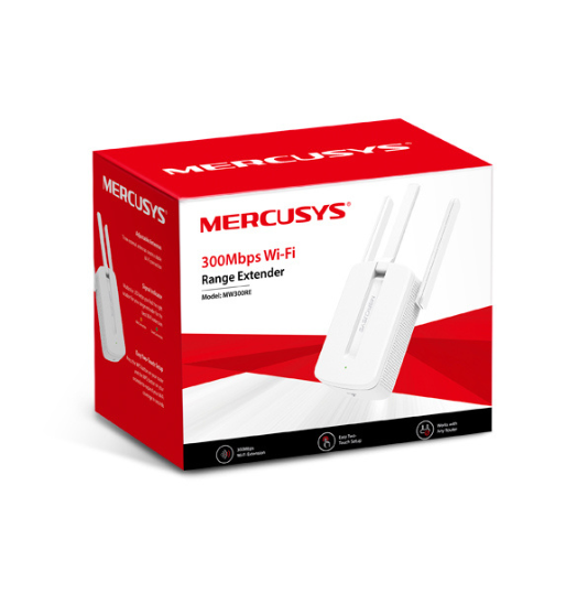 REPETIDOR WLAN MERCUSYS 300MBPS BLANCO MW300RE