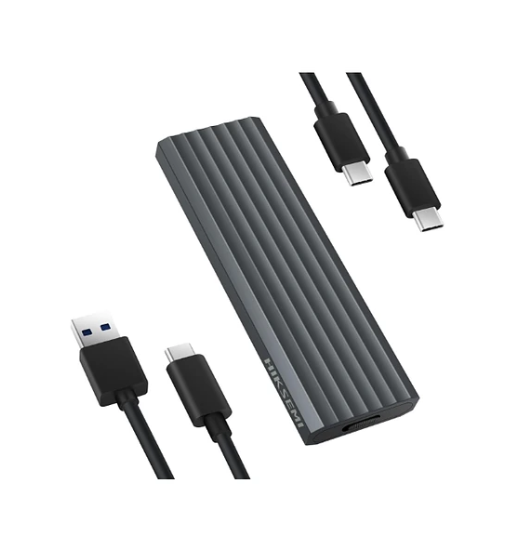 Disco Hiksemi Carry Disk Aluminio M.2 Tipo C/Tipo A USB HS-HUB-MDC1