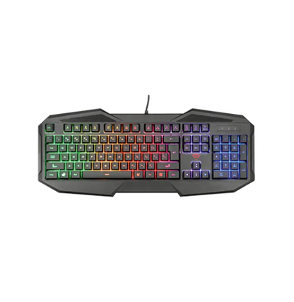 Combo Gaming  4 En 1 Trust Gxt 1180Rw Teclado + Ratón + Alfombrilla + Auriculares