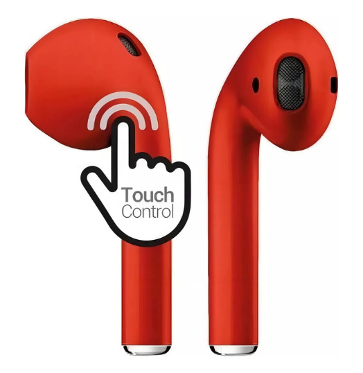 Audífonos BT Just Fly Touch AZUL TWS Mlab Rojo