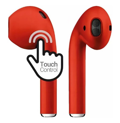 Audífonos BT Just Fly Touch AZUL TWS Mlab Rojo