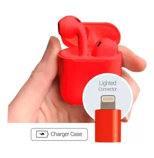 Audífonos BT Just Fly Touch AZUL TWS Mlab Rojo