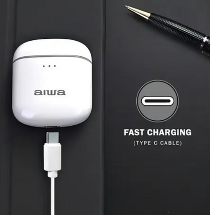 Audífonos Aiwa Aw-8 In-ear Wireless Bluetooth
