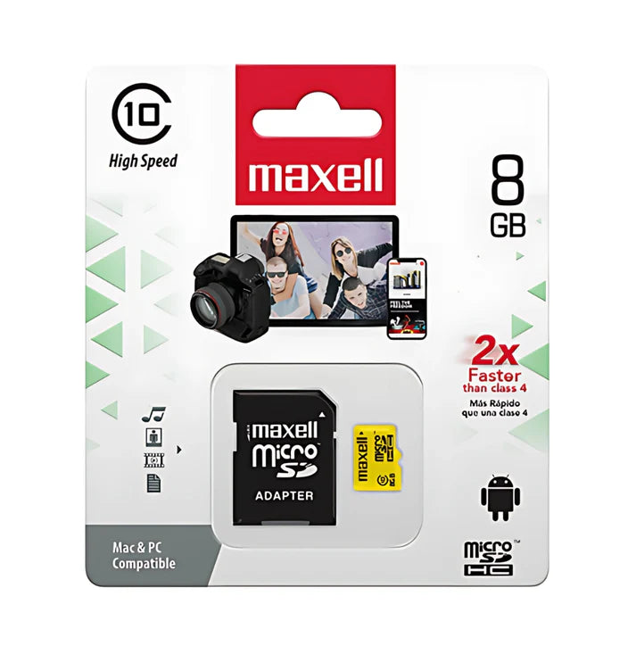 Tarjeta de memoria Maxell 8GB