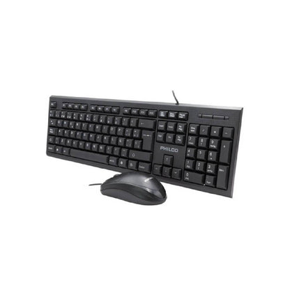 Kit Teclado + Mouse Philco K4500 USB alámbrico