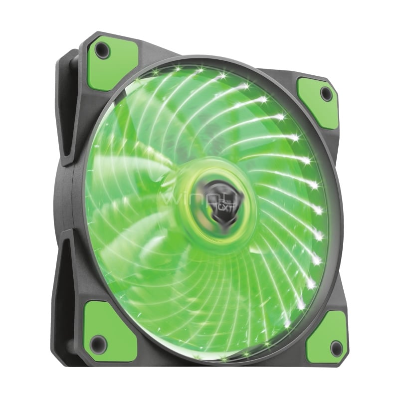 Ventilador Trust GXT 762W Iluminacion Led Verde